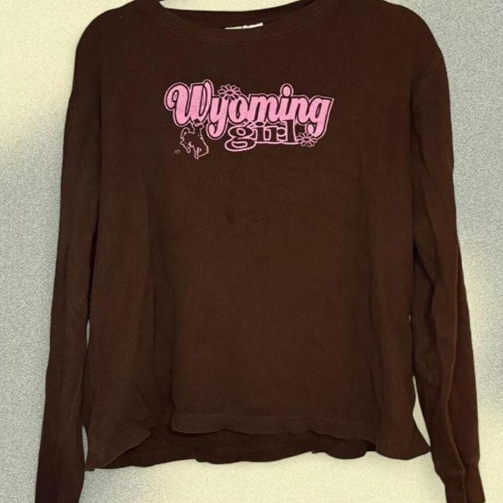 Unbranded Women's Brown and Pink Shirt